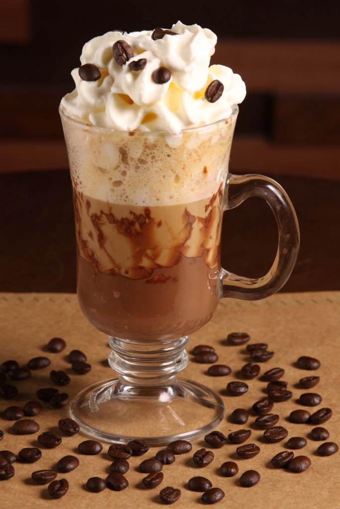 Café con crema de avellana