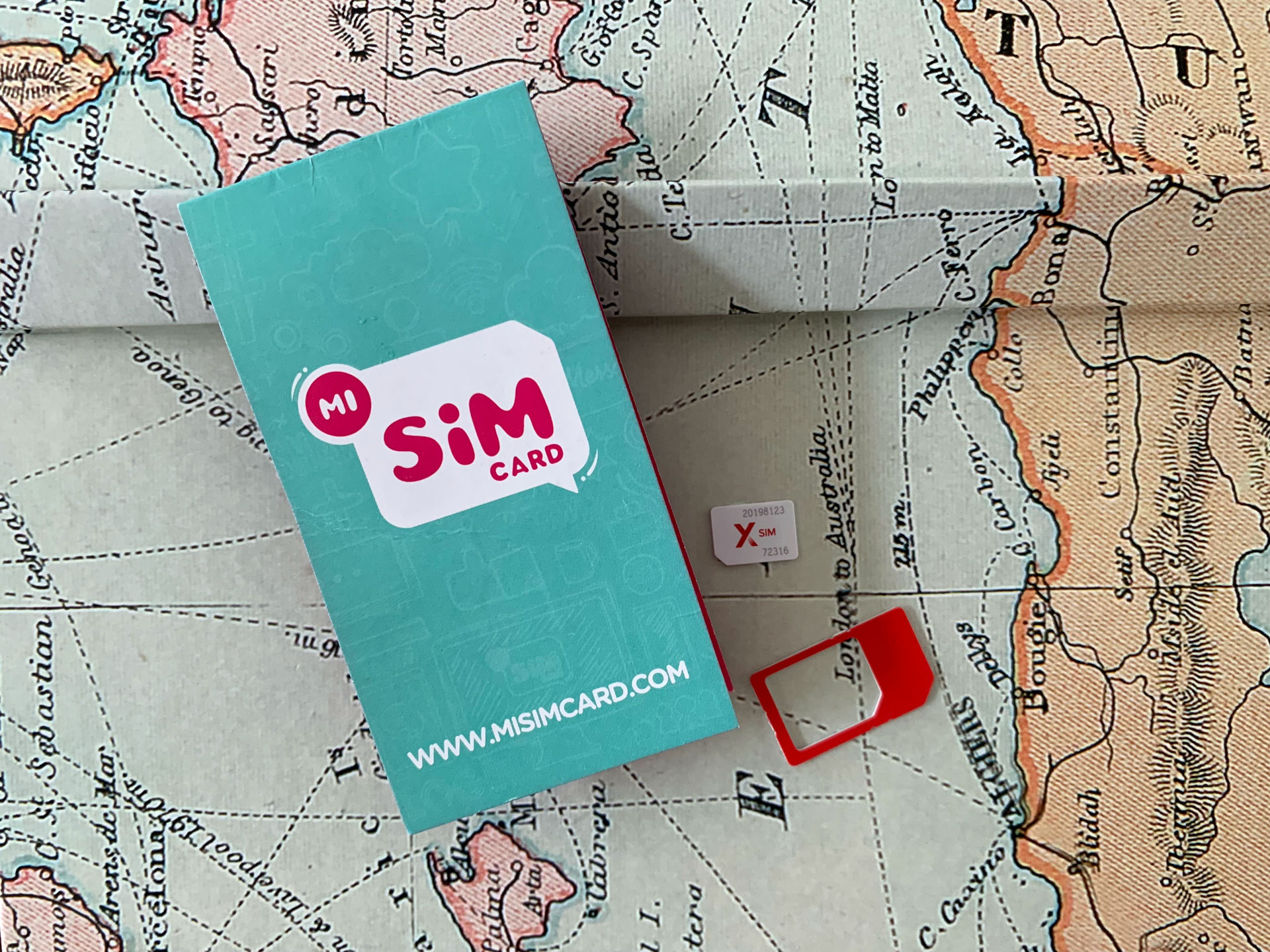 MiSim, tarjetas SIM internacionales