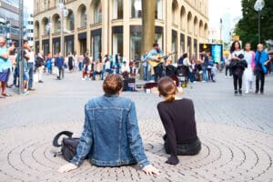 músicos callejeros