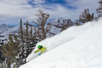 Deslízate sobre la nieve en Jackson Hole