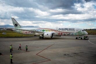 ¡Aterrizó Quetzalcóatl!, el nuevo avión de Aeroméxico