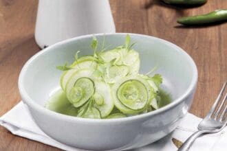 Aguachile verde de camarón