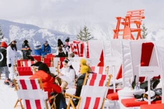 ASPENX Beach Club: una playa con nieve en mitad de las montañas de Colorado