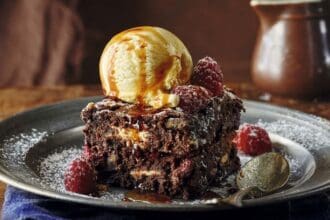 Brownie de chocolate doble