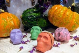 Calaveritas de Chocolate en La Bombonería