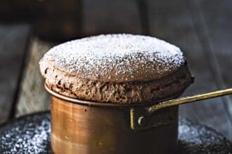 Soufflé de chocolate