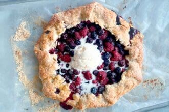 Crostata de frutos rojos al estilo de Mesa Sana