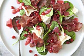 Ensalada de queso Chaource