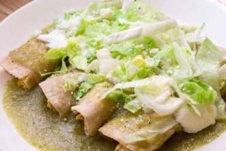 Enchiladas típicas mexicanas
