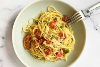 ¿Cómo preparar un auténtico espagueti a la carbonara?