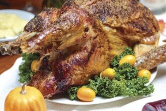 Pavo horneado