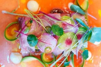 Aprende a preparar un crudo de hamachi del chef Marco Cruz