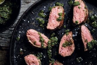 Hombro de ternera con chimichurri