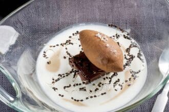 Mole, yogurt y cacao