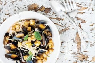 Mejillones a la mantequilla