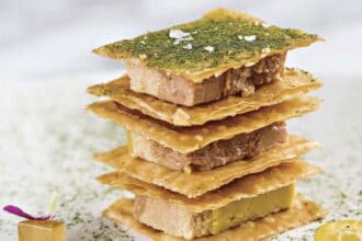 Mil hojas de foie gras