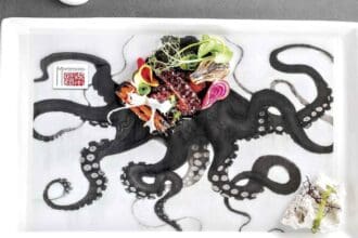 Pulpo rostizado: sazón japonesa