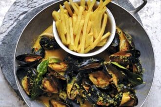 Mejillones vietnamitas al curry