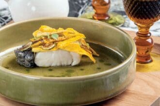 Pescado con huitlacoche