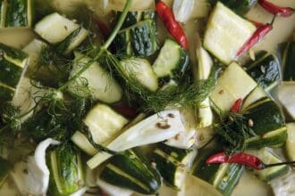 Pepinos en escabeche