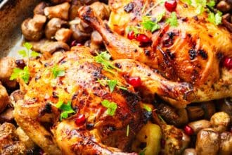 Pollito de Navidad relleno de foie y trufa del chef José Luis Estevan