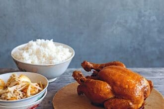 Pollo en salsa de soya
