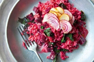Risotto de betabel