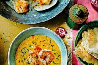 Sopa de langostino