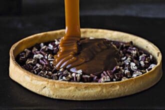 Tarta de chocolate y nuez
