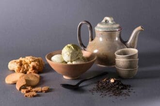 Té y helado… ¡Gélida atracción!