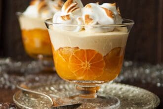 Trifle invernal de mandarina