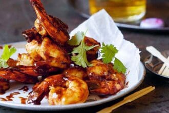 Camarones fritos al tamarindo