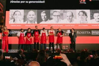 Cena en Rojo 2023: siete chefs cocinan en pro de la niñez