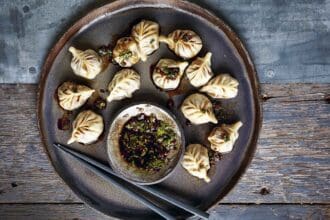 Dumplings de carne de cerdo