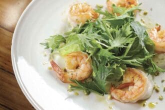 Ensalada de camarones
