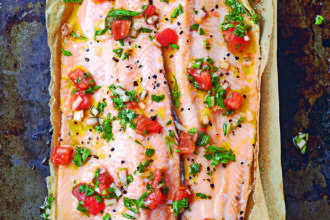 Filetes de trucha a la plancha