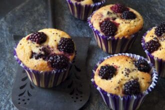 Muffins de zarzamora