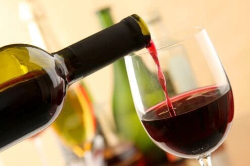 Una copa de vino, buena para la salud