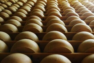 Roban queso Parmigiano-Reggiano en Italia