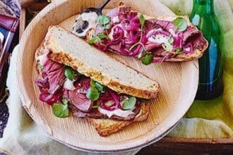 Sándwich de roast beef