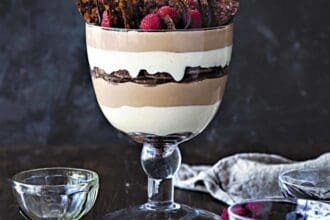 Trifle de chocolate, sin gluten