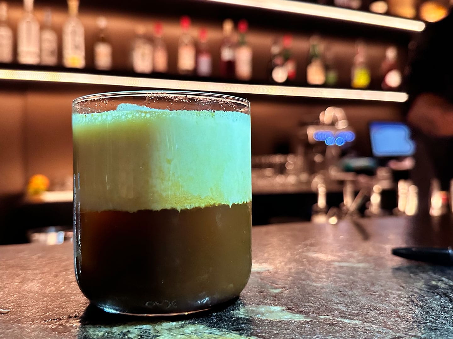 Coctel en bar japonés La Vista