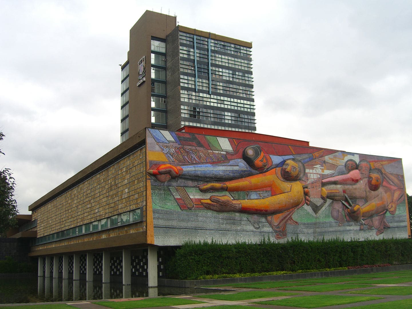 Mural de Siqueiros en Ciudad Universitaria