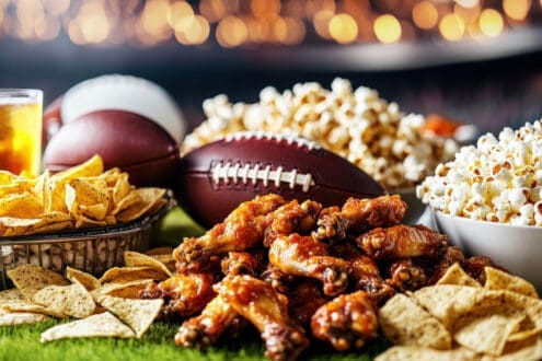 Estos son los alimentos más consumidos durante el Super Bowl