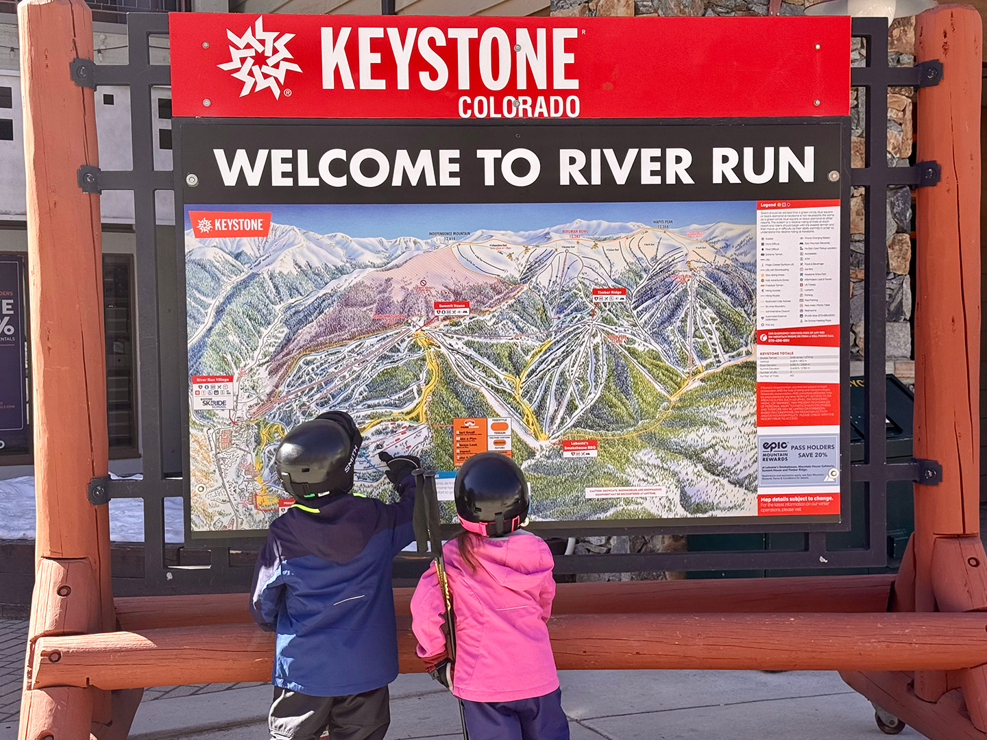 esquiar con niños keystone