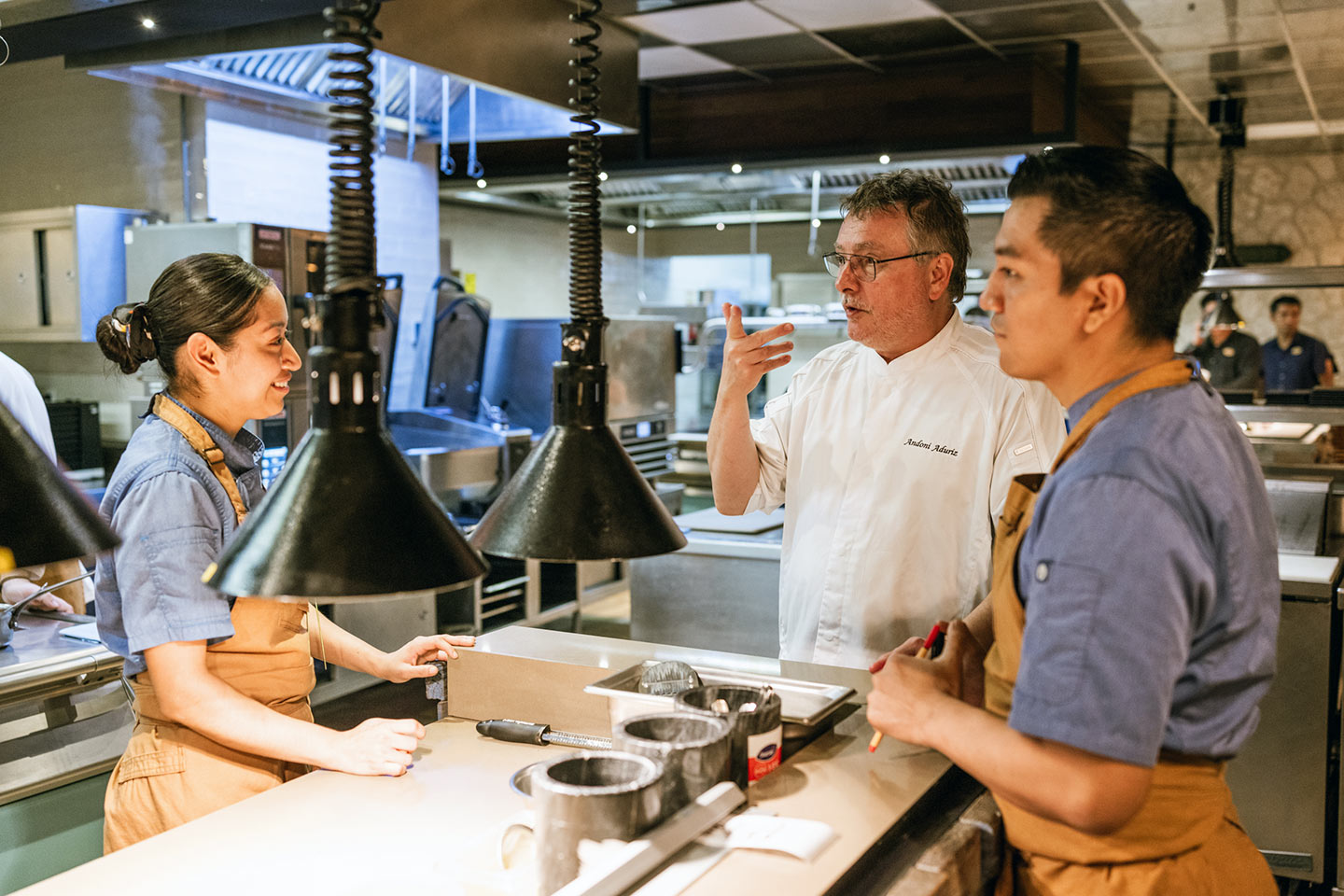 El chef Andoni Luis Aduriz en el restaurante Xal