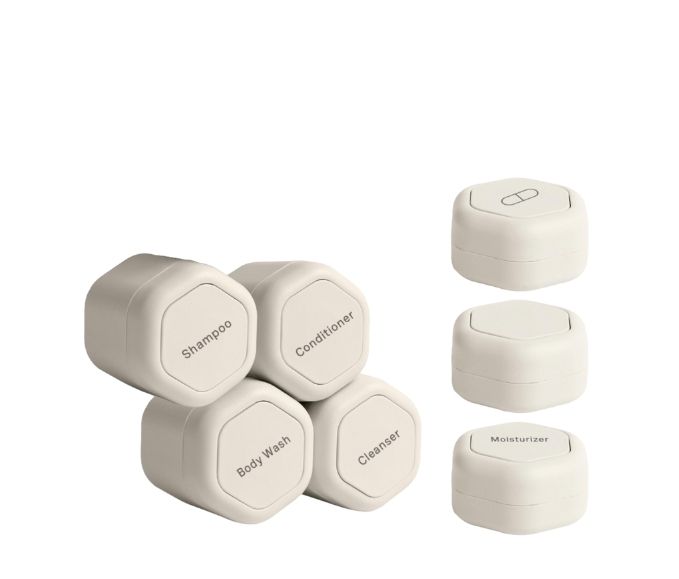 Cadence contenedores de viaje magnéticos