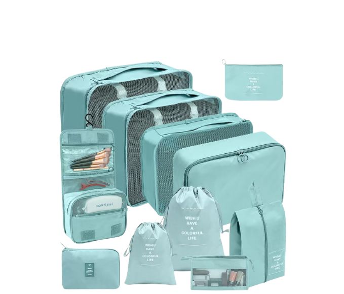 Organizador de viaje personalizado (set de 5 piezas)