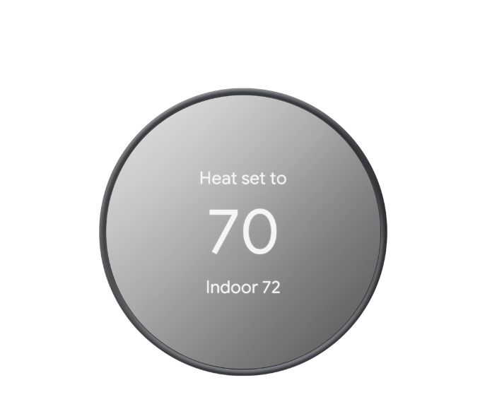 Termostato programable WiFi Nest Thermostat GA0208 gris carbón