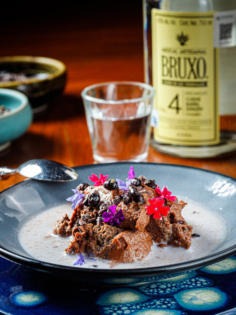 Postre con insectos en Bichos al Plato